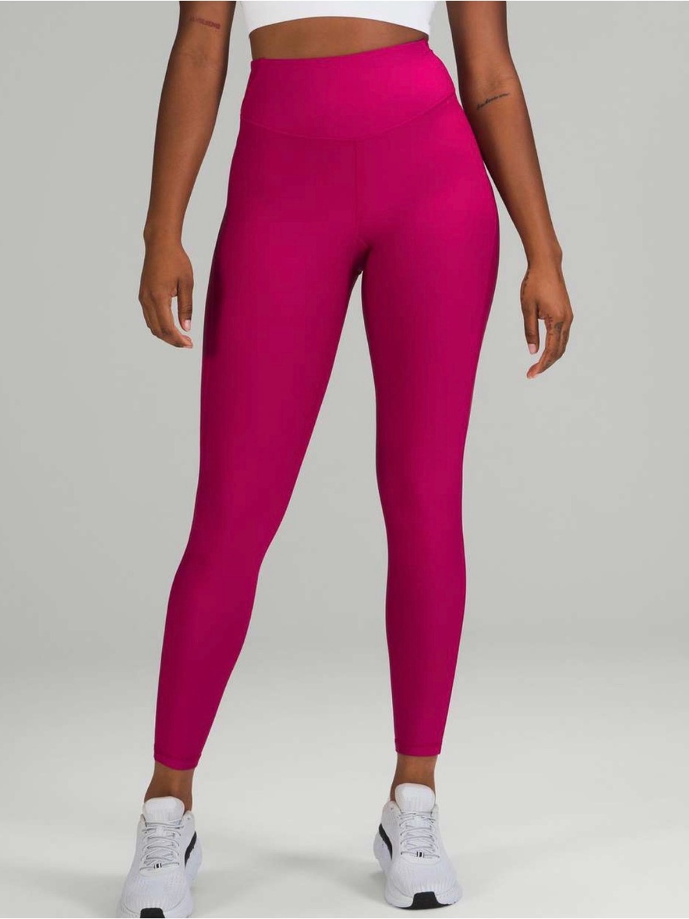 Lululemon Base Pace High-Rise Fleece Tight 28" Wild Berry size 2